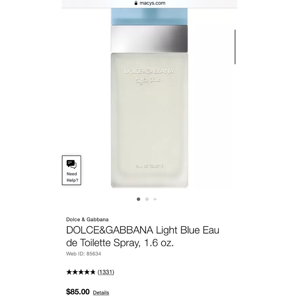 Dolce & Gabbana light blue